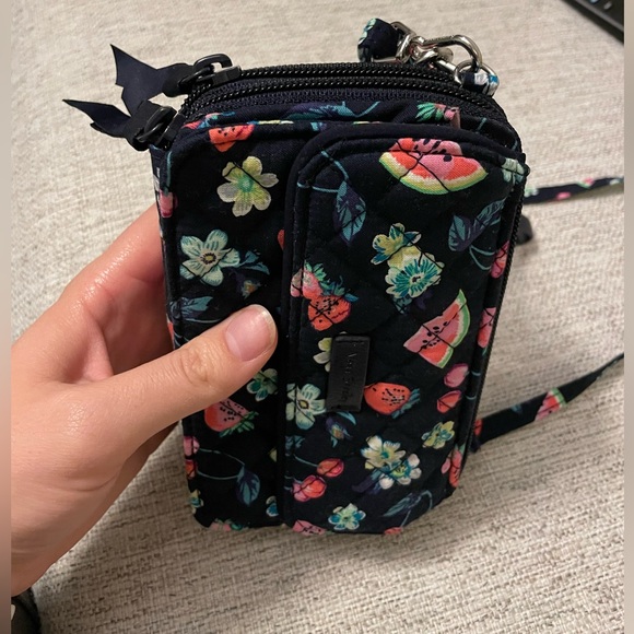Vera Bradley RFID All in One Crossbody in Fruit Grove - Picture 10 of 10
